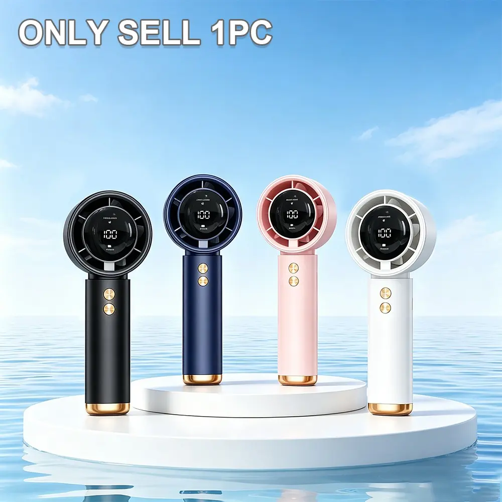 Portable Handheld Fan N68, Mini USB Rechargeable Outdoor Fan, Cooling Personal Fan, Ideal for Office, Travel, Camping, Compact and Lightweight Design