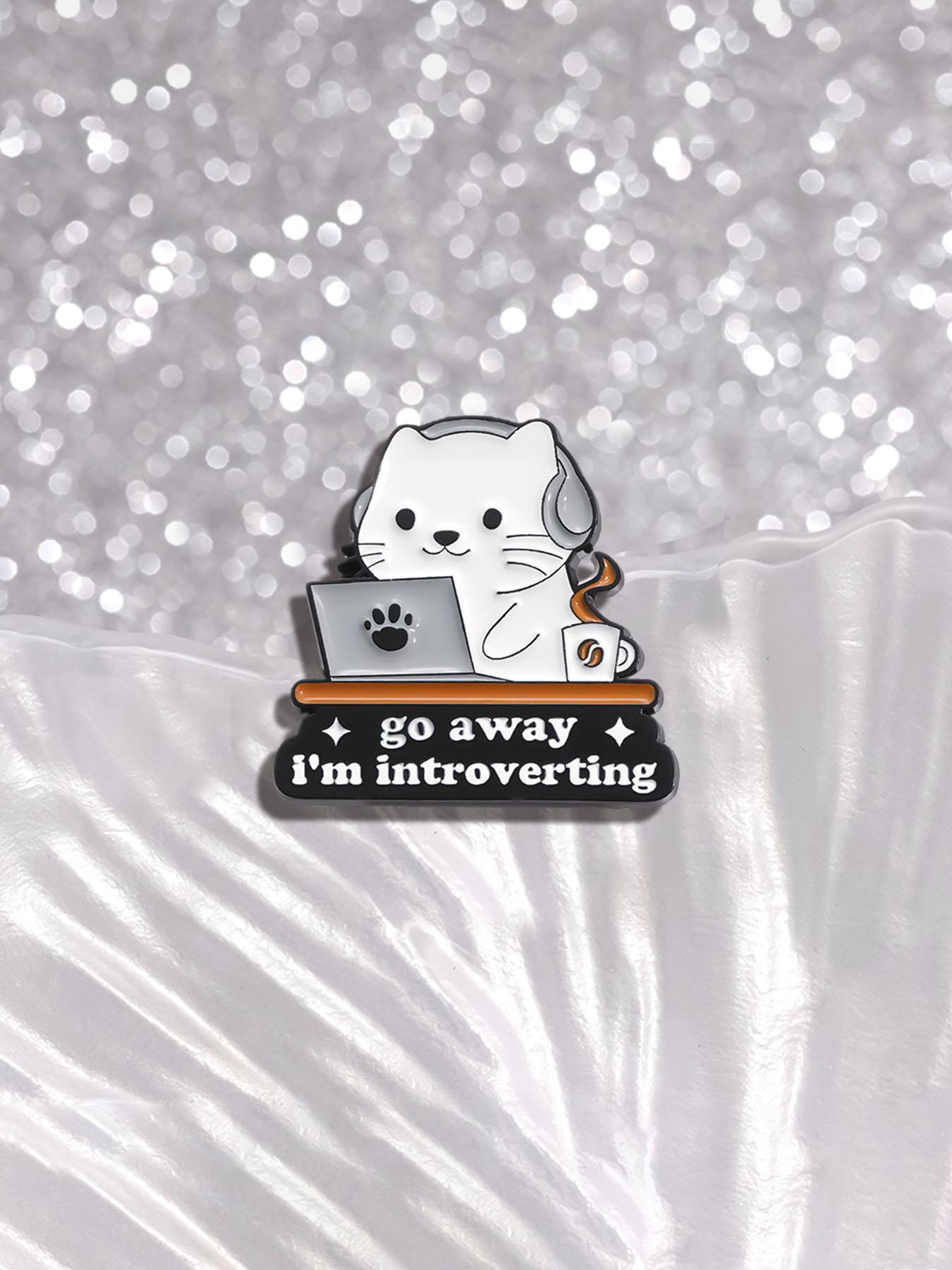 Cute Cat Design Brooch, 2024 New Style Alloy Badge for Daily Clothing Decor, Clothes Accessories for Women & Men,  Enamel Pin Suitable for Backpacks, Jeans, Scarves, Hats Decoration, Fashion Accessory