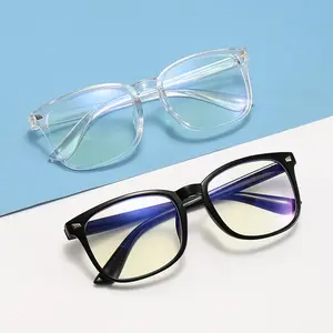 3 Packs Computer Glasses Square Fashion Gift for Men & Women Anti Blue Light UV400 Protection Stylish Classic Frame Versatile Eyeglasses Frames