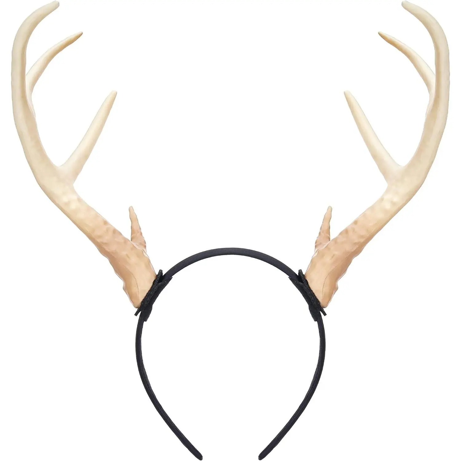 Antler Deer Ear Headband - Reindeer Horns Hairband for Adults, Antlers Headpiece for Cosplay Renaissance RenfaireGift