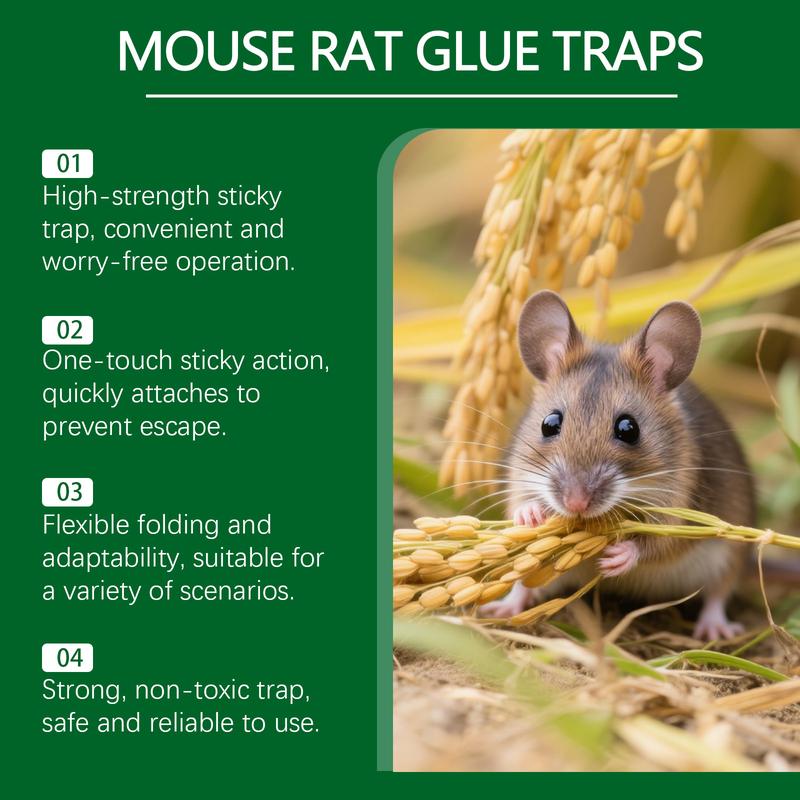 AMZ Household Sticky Mouse Trap The Sticky Mouse Trap Has High Viscosity And Adheres Immediately Upon Touch. It Is A Household Warehouse Mouse Trap And A Foldable Mouse Trap