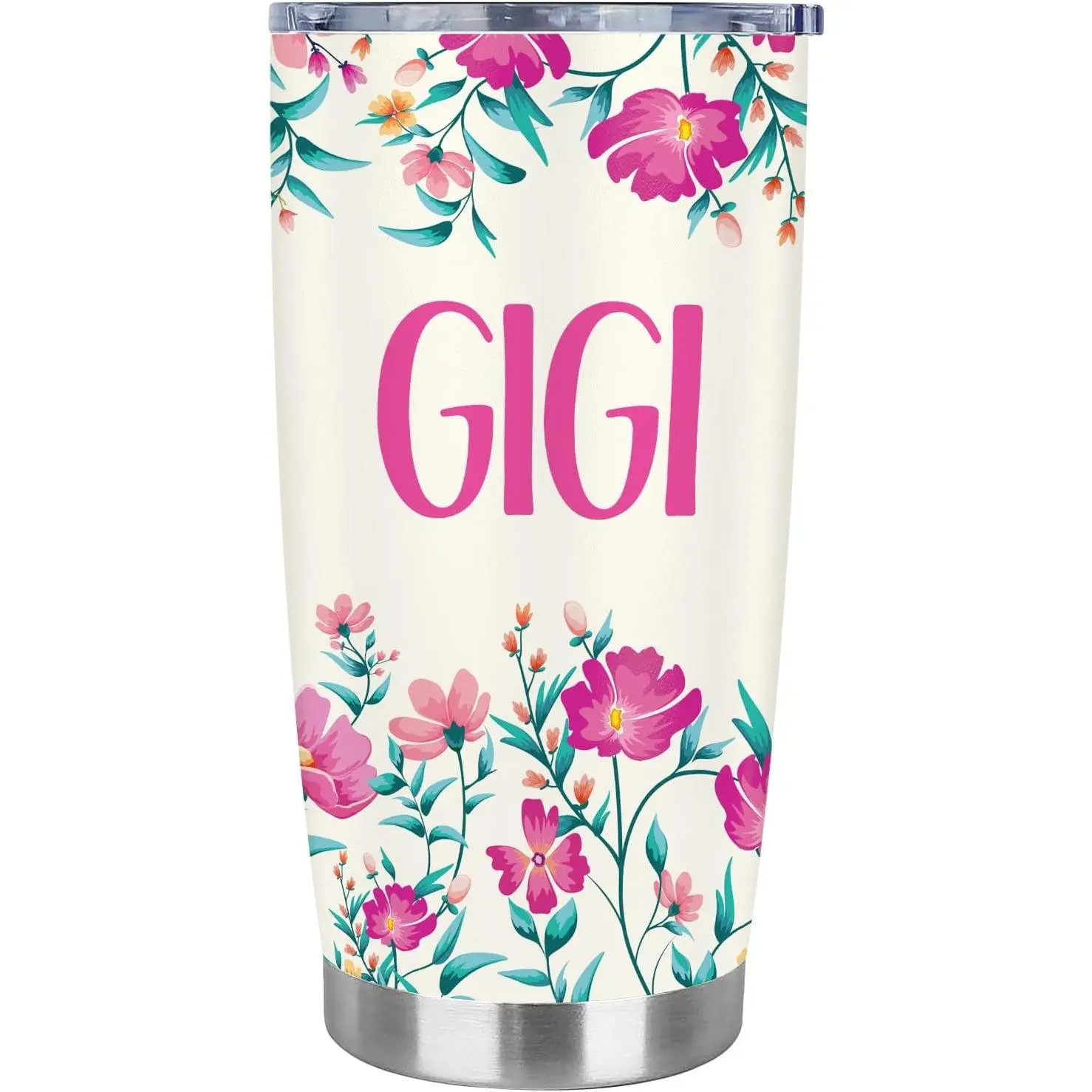 20oz Stainless Steel Insulated Tumbler, Birthday, Mother’s Day & Christmas Gift for Gigi, Special Present for Grandma from Grandkids
