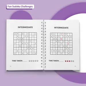 Kids Sudoku Brain Training Workbook – Fill-in Number Grid Puzzles for Smart Problem Solvers