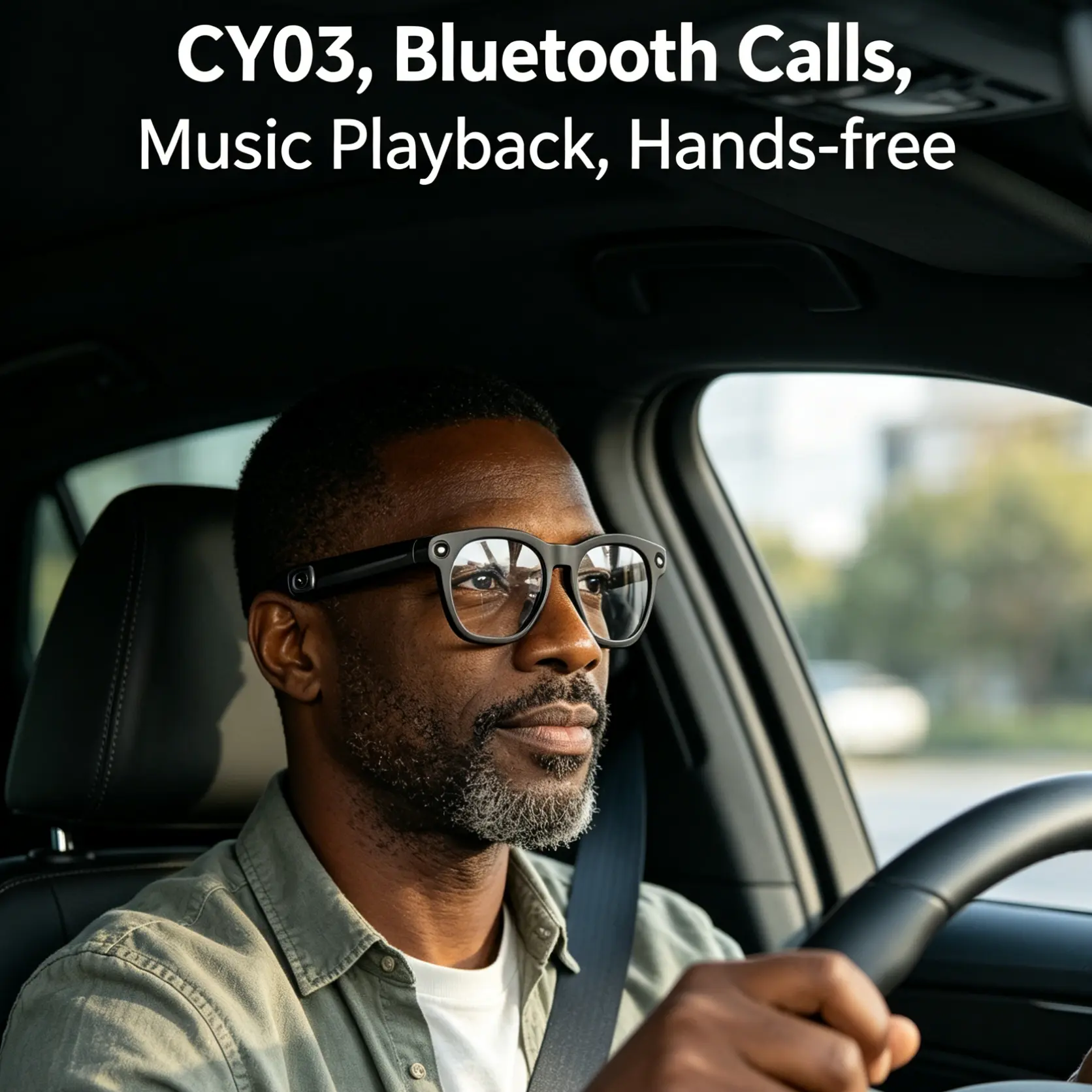 Lightweight Smart Camera Glasses with Ai Real-Time Translation, Ideal for Outdoor Walks and Weekend Drives, Everyday Use Goggles