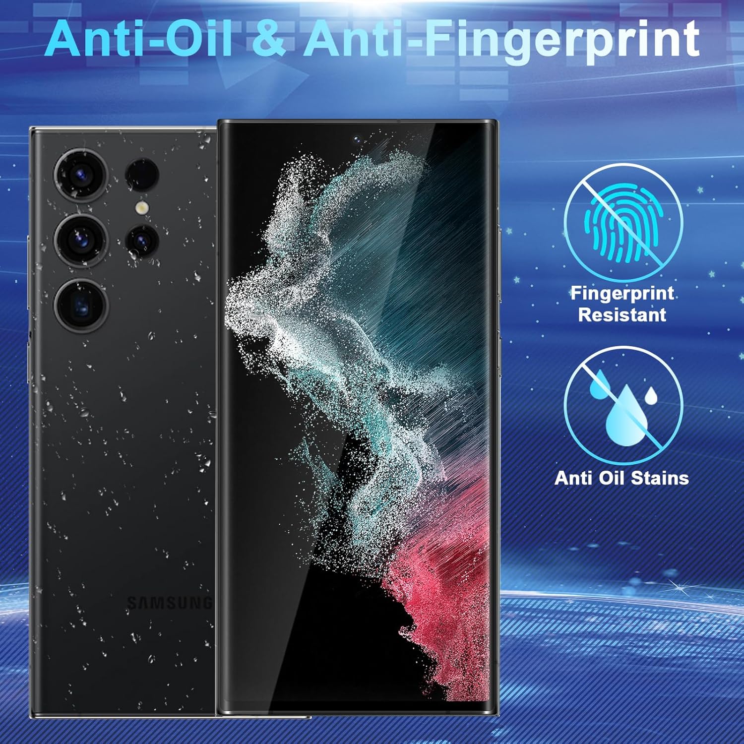 2+2 Pack Privacy Screen Protector Compatible with Galaxy S22 Ultra 5G - 2 Tempered Glass Film + 2 Camera Lens Protectos, High Clarity Bubble Free, Anti-Spy Protection 2+2 Pack Privacy Screen Protector Compatible with Galaxy S22 Ultra 5G - 2 Tempered Glass Film + 2 Camera Lens Protectos, High Clarity Bubble Free, Anti-Spy Protection