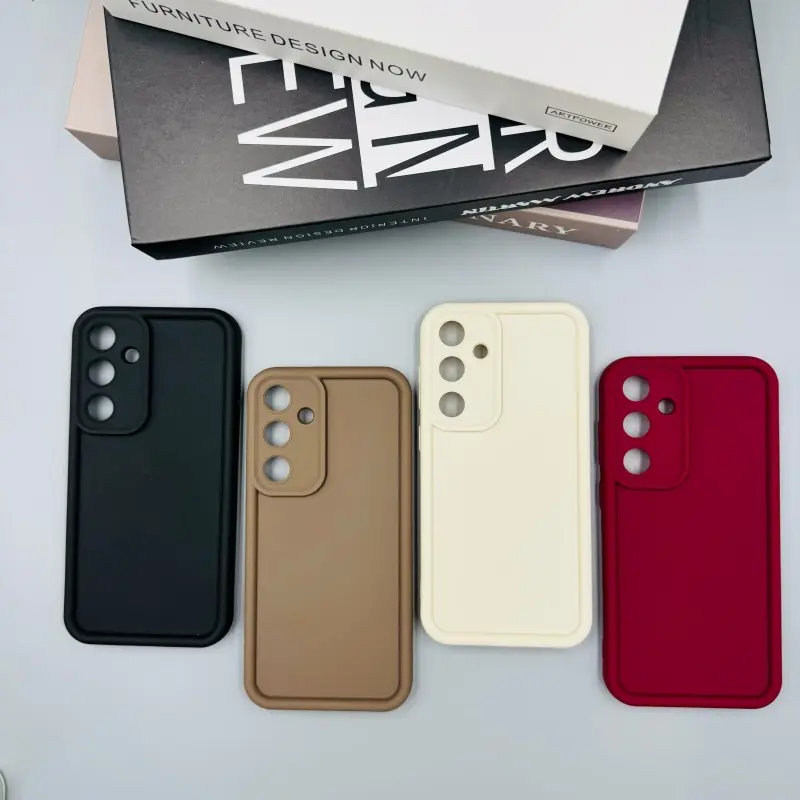 Phone Case - Easy Solid Color, Multiple Color Choices, Durable Matte End, Suitable for Samsung A13/A14/A15/A16/A20/A22/A23/A24/A25/A31/A32/A33/A34/A35/A50S/A51/A52/A53/A54/A55/A52/S24 Ultra/S24/S21/S22/S22 Ultra/ Galaxy S24U/S25US23FE S25U S25PLUS