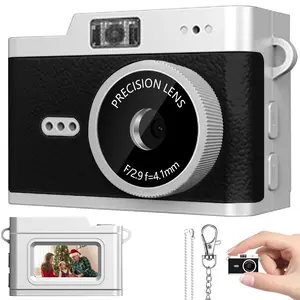 Mini CCD camera, Thumb camera，easy to carry,  can be used for shooting anytime and anywhere. It supports 1080P high-definition video recording and has a high-resolution lens, suitable for self-portraits during travel, parties, and events.