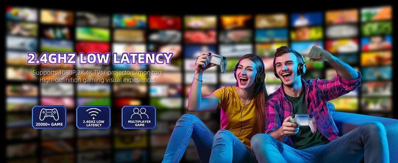 [flash sale]Retro Video Game Console, Plug and Play Controllers Video Game Retro Play Game Stick Built in 20000+ Games, 23 Classic Emulators, 4K High Definition HDMI Output for TV