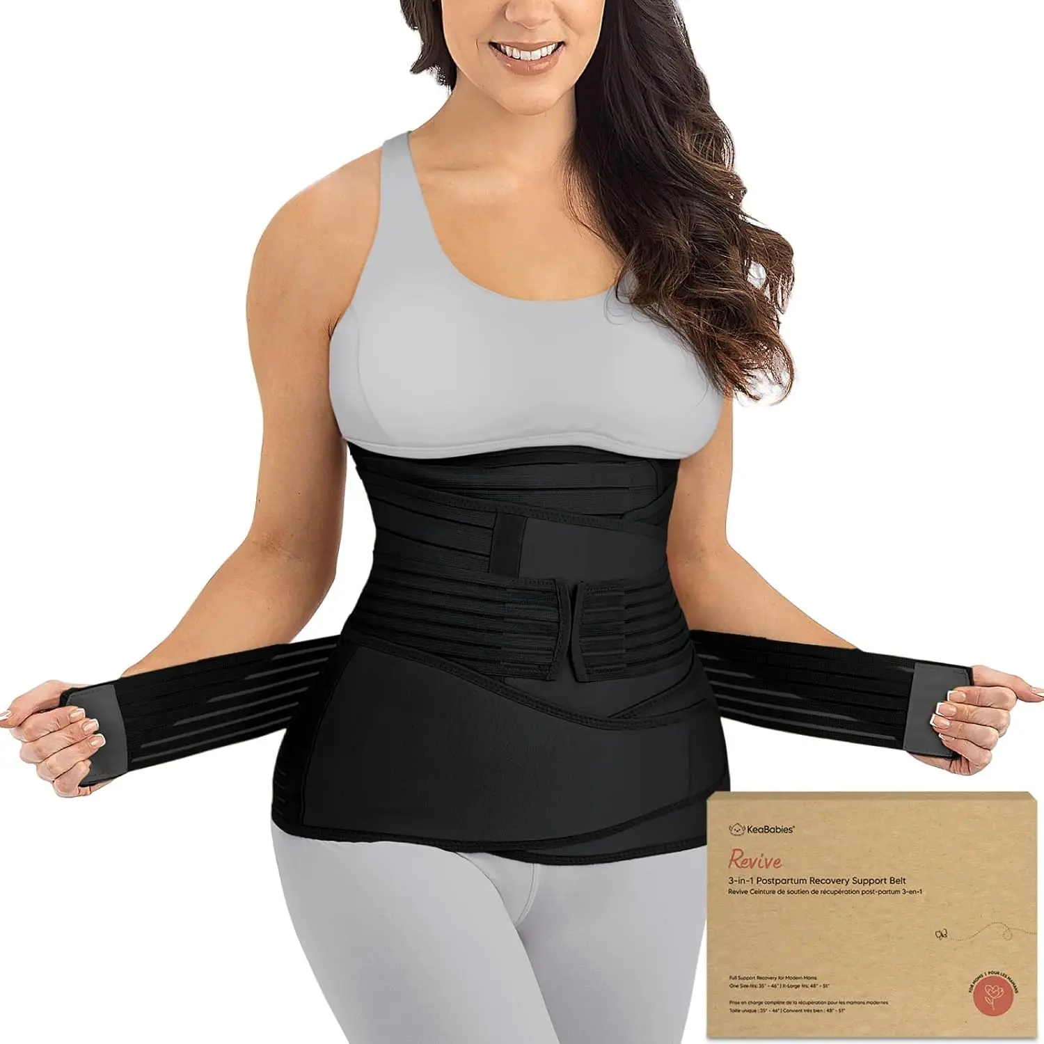3 in 1 Postpartum Belly Support Recovery Wrap Band  Postpartum Belly Band, After Birth Brace, Slimming Girdles, Body Shaper Waist Shapewear, Post Surgery Pregnancy Belly Support
