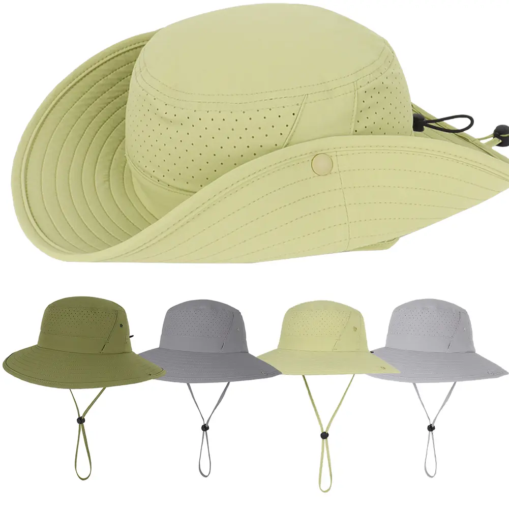 Sunscreen Drawstring Sun Hat, Foldable Brim, Portable Outdoor Travel Hat, Suitable for Outdoor Gardening, Fishing, Sports, Etc.