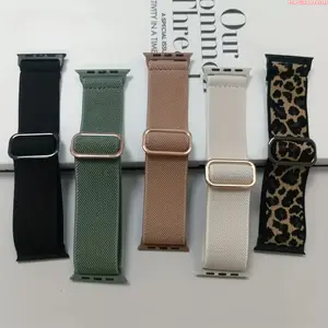 5-Pack, compatible with Apple Watch Ultra bands (sizes 49mm–38mm); soft, elastic nylon bands; unisex; suitable for Series 11/10/9/8/7/6/5/4/3/2/1.
