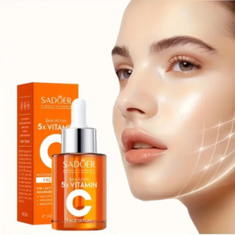 Vitamin C Facial Essence, Elegant Packaging, Contains Centella Asiatica Extract, Deep Nourishment, Ideal Gift, Skincare Essential