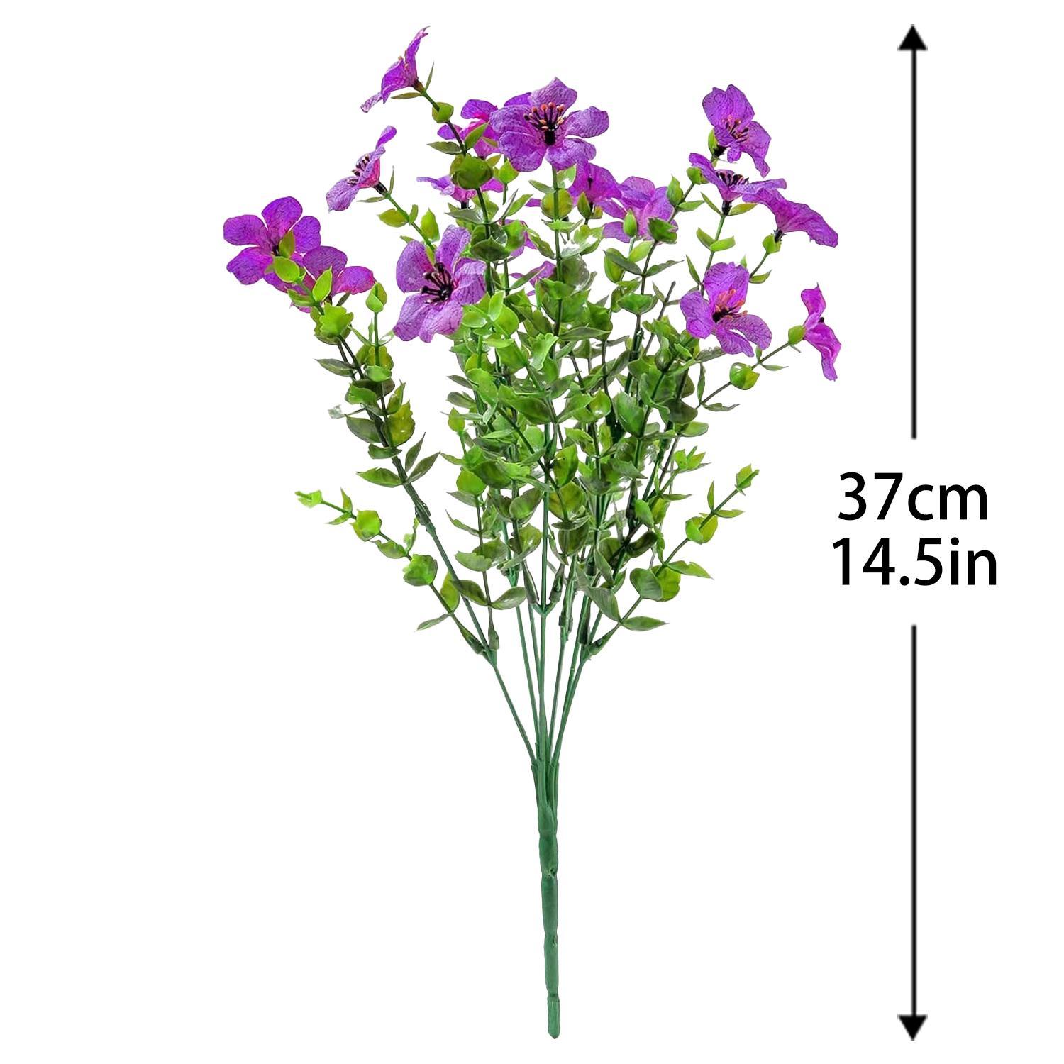 Artificial Eucalyptus Flower, 12pcs/set Colorful Faux Flower with Green Leaves, Decorative Flower for Home Living Room Bedroom Dining Room Wedding Party, Fruit, Lifelike Artificial Flower