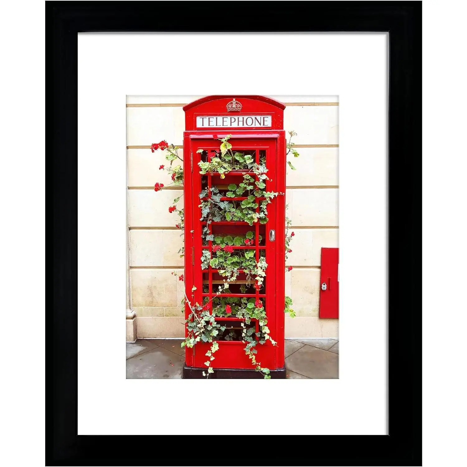 16x20 Picture Frame Black, Display Pictures 11x14 with Mat or 16x20 without Mat, Photo Frames Wall Gallery, 1 Pack