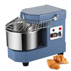 Heavy Duty Commercial Stand Mixer 10.5Qt, 650w 110v 3 Speeds Adjustable, Stand Mixer Dough Kneading Machine, Security Shield & Timer, Electric Spiral Mixer for Restaurant Bakery Pizzeria