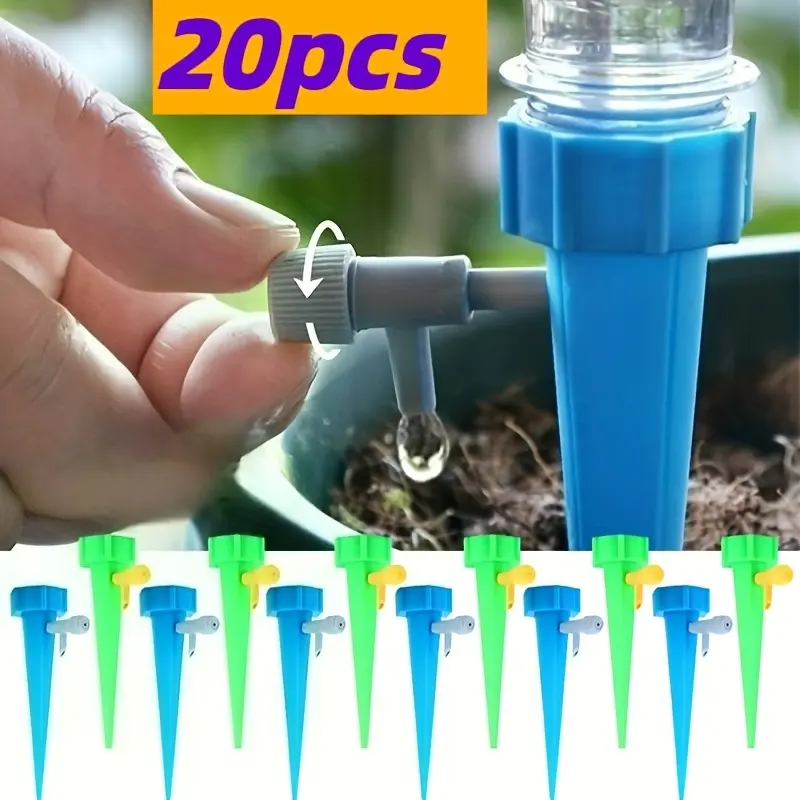 20pcs Automatic Watering Device Kit: Automatic Irrigation Equipment, Adjustable Garden Drip Irrigation System for Plants and Flowers