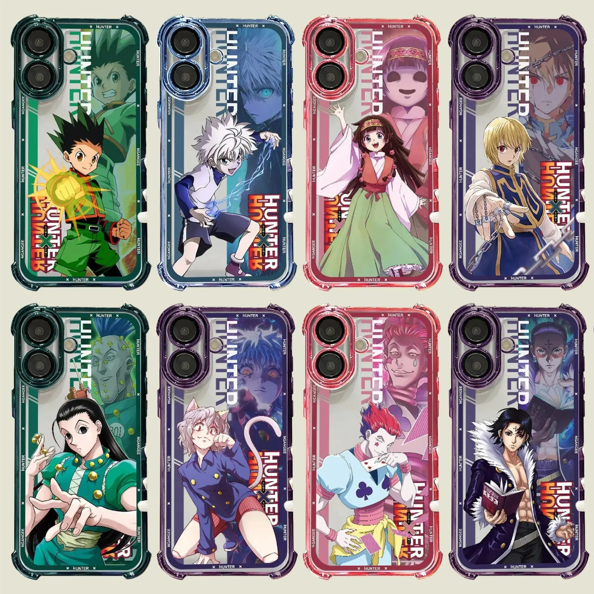 Hunter X Hunter Phone Case For iPhone 17 Promax 16 15 14 13 12 11 Plus Pro Max 17Air and Samsung S26 S25 S24 S23 S22 S21 FE Plus Ultra - Anti Drop Full Perfect Aesthetic Printed Soft TPU Case, Accessories