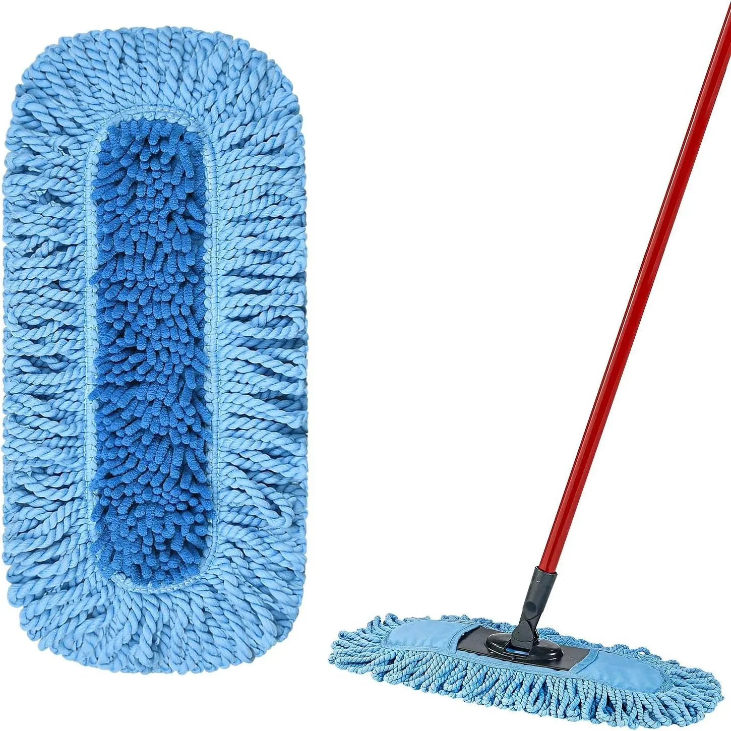 1 Pack Dust Mop for Cleaning Kitchen Floor Duster Pads