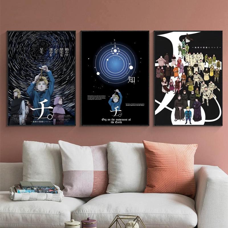 Trendy OOrb On the Movements of the Earthew Poster HD Heavy-Duty Self-Stick Waterproof Wall Decor Tool-Free Install Durable & Reusable Conceals Wall Flaws Elevates Home Style Perfect for Living Room Bathroom & Kitchen Easy Apply & Remove