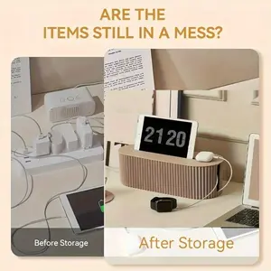 Cable Organizer Box, Efficient Cable Management Solution, Durable Storage Container for Wires and Cables, Ideal for Home Office Use