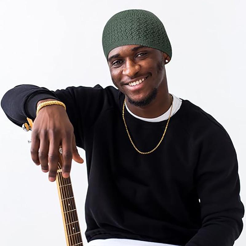 Plain Hollow Out Stretch Beanie, Breathable Wig Head Wrap Cap