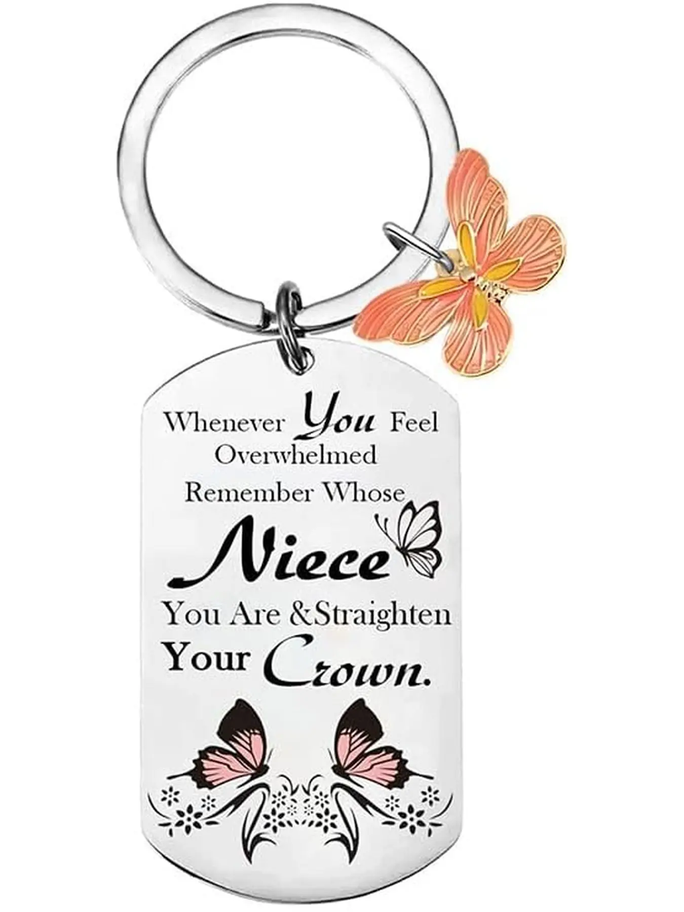 Niece Gifts From Auntie To My Niece Gifts From Aunt Nieces Keychain Gift From Auntie Cool Halloween Christmas Birthday Easter Gift for Nieces Adults From Aunt Uncle