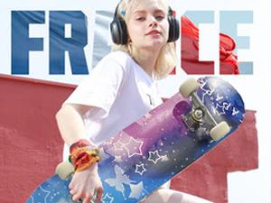 Skateboards for Beginners Adults Youths Teens Kids Girls Boys 31 Inch Pro Complete Skate Boards 7 Layer Canadian Maple Double Kick Concave Longboards