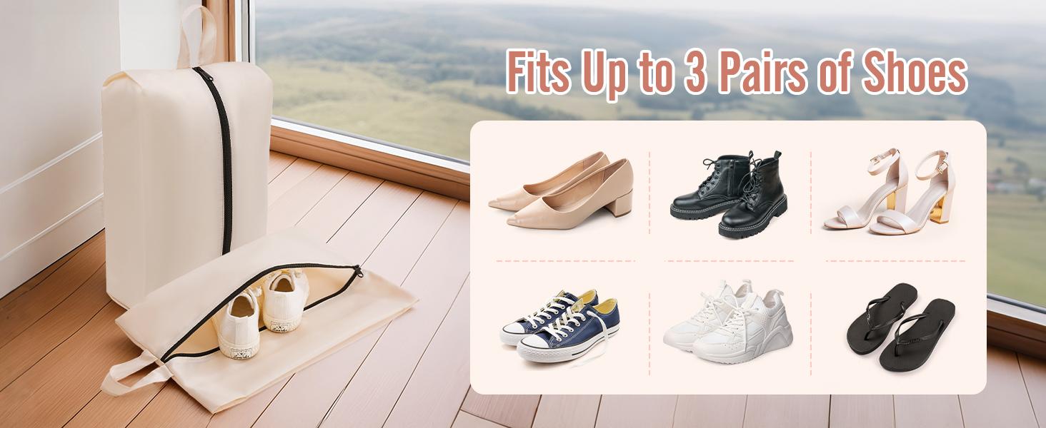 8 Set Packing Cubes for Luggage,Suitcase Organizer in 4 Sizes with Hanging Toiletry Bag and Large Laundry Bag, Carry-On Luggage with Accessories Bag, Cream