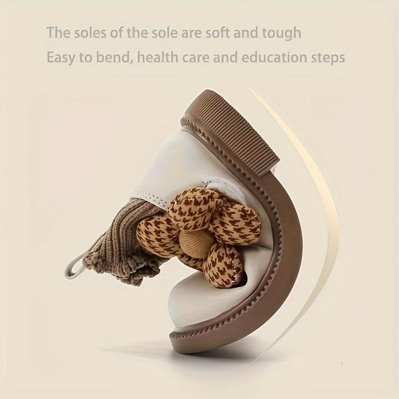 2026  [Toddler Walking Shoes] Girls' Shoes 1-2 Year Olds - Toddler Walking Shoes with Soft Soles - Baby Sock Shoes and Autumn - Princess Shoes - Sock Boots - Beautiful and Cute Four Seasons Baby Girl Ankle Boots