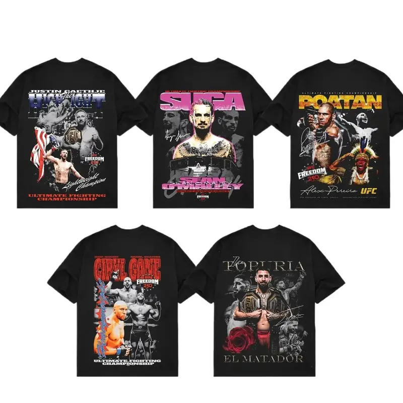 [Sale Up To 50%][COLLECTIONS] UFC FIGHTERS UFC FREEDOM 250 T-SHIRT, UFC Fighters Tshirt MMA Fan, UFC MMA Tee, UFC Champions Sports Shirt, Gift fo Him Gift for Her