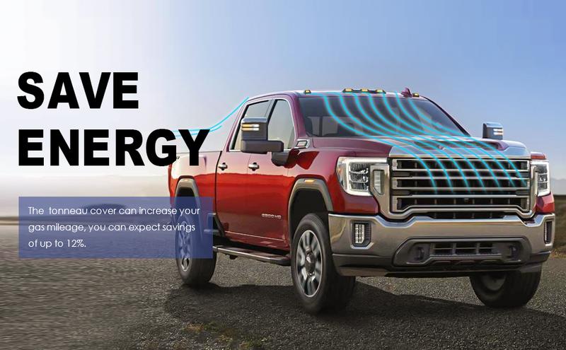 5.8FT Tri-Fold Soft Tonneau Cover For 2007-2026 Chevy Silverado & GMC Sierra 1500 | Fleetside Truck Bed