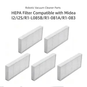 Midea Robot Vacuum Filter Replacement, Compatible with I2, R1-L085b, I2s, R1-081a, R1-083, Universal Fit, Essential Cleaning Parts