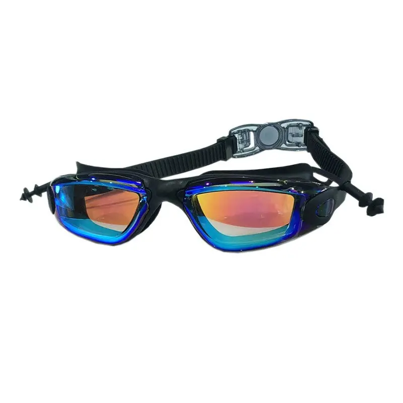 Large Frame Waterproof Anti-Fog High Definition Dive Goggles, Silicone Swimming Glasses for Men and Women, Direct Factory Sale