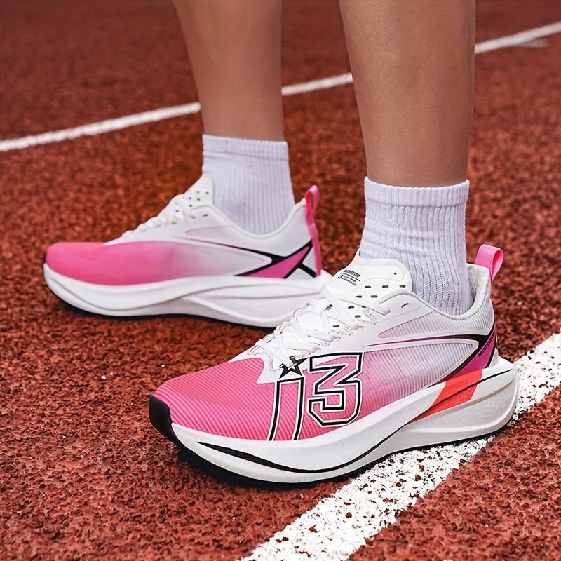 (New)Lightweight And Breathable Men's Racing Shoes for Road Running, Outdoor Marathons, And Sports Training; Low-top Lace-up Shoes for Fitness And, Available In Large Sizes for Couples