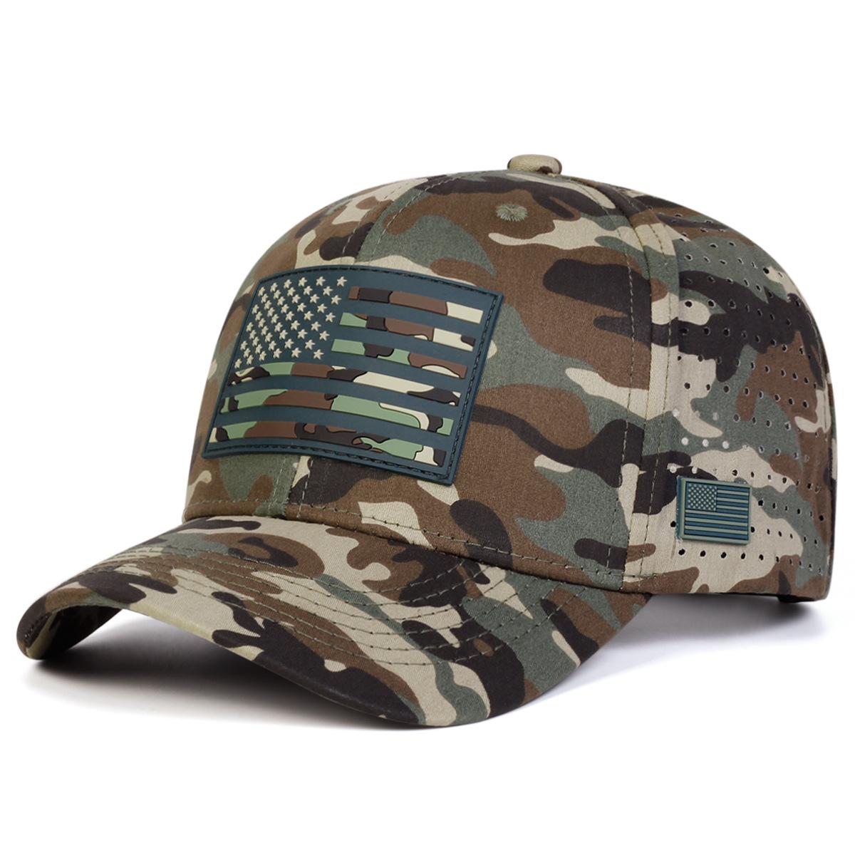 2026 baseball cap, flag mesh cap, freely adjustable duckbill cap, breathable sun protection hat, sports cap