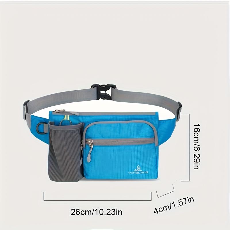 1pc Sports Outdoor Casual Waist Pack Multi-Functional Water Bottle Waist Belt Bag Waist Pouch for Jogging Fitness, Shopping, Hiking, Back to School, Marathon Competition And More