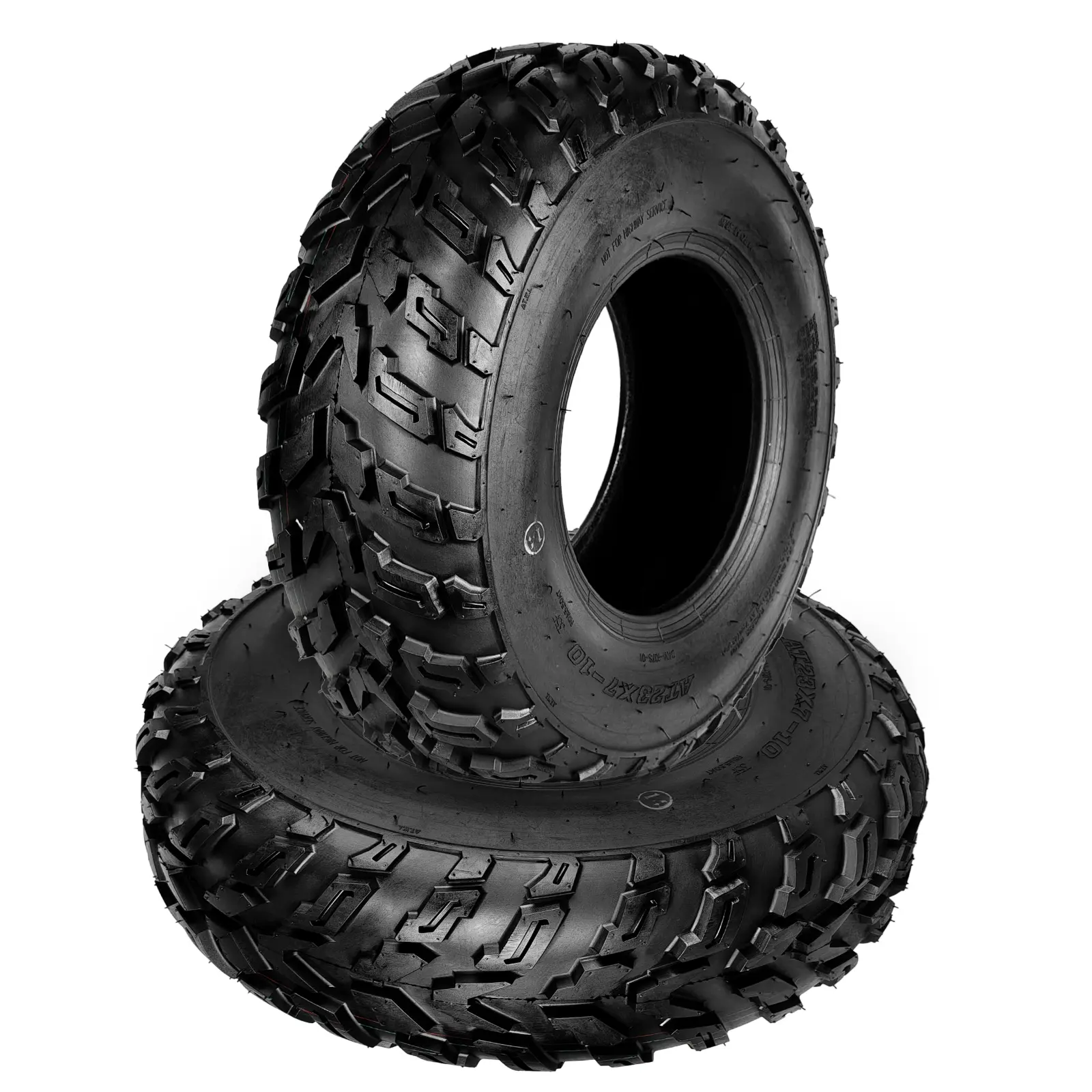 All-Terrain ATV UTV Tires, 6-Ply Radial Off-Road Tire. Sizes 22x10-10, 22x11-10, 23x7-10. Mud, Sand, Rock Grip. Puncture Resistant, Self-Cleaning. For Polaris, Can-Am, Honda. Fits 10 Inch Rim