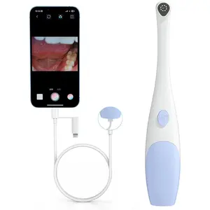 Endoscope for Oral, 1920P HD Camera with 8 LED Lights Oral Video Camera Home Teeth Inspection Compatible with Android and iOS, iPhone (Purple)