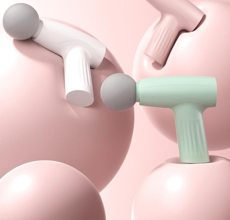 Mini fascia gun muscle massager, massage stick, vibration massage fascia device, mini fascia instrument