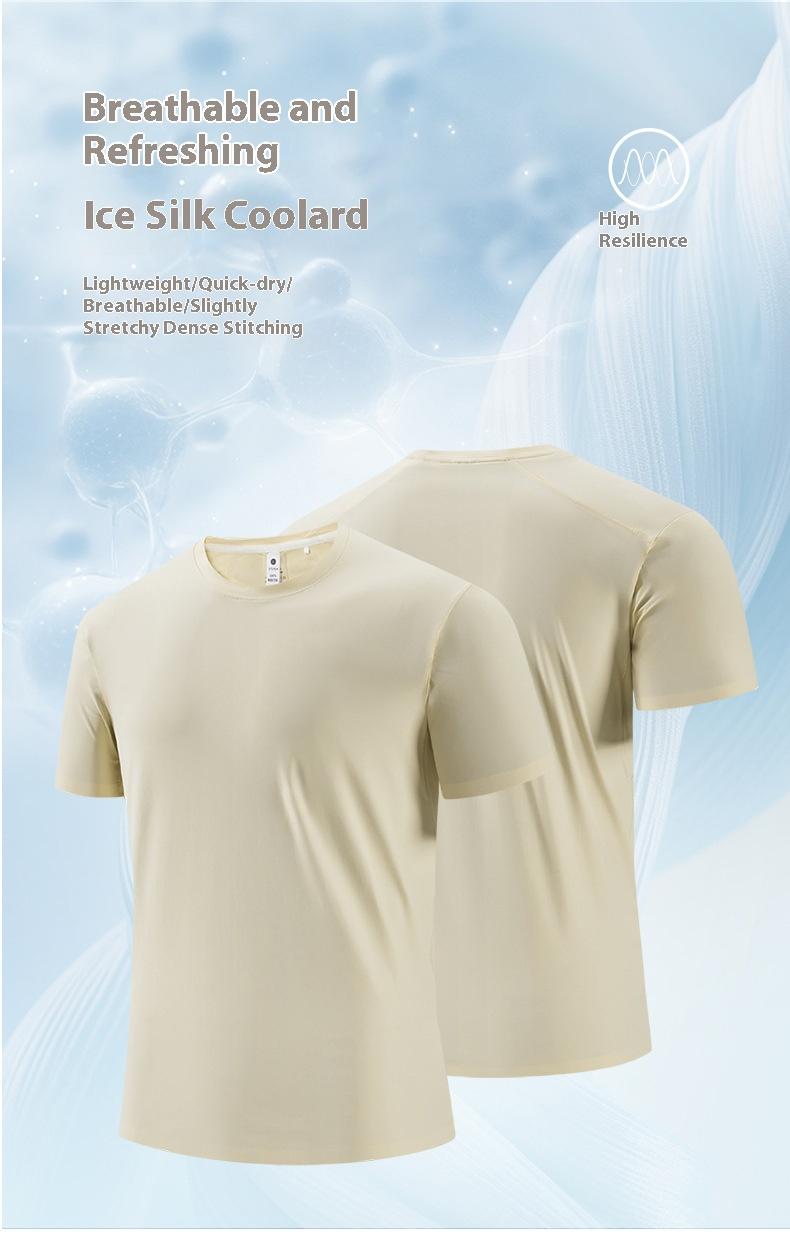 Mens Tshirts - Luxury Crew Neck T Shirts for Men Premium Soft Mens Tshirts Plain Dress Tee Shirts Men Menswear Top Streetwear Midi Beige Crewneck Shortsleeve Tropical soccer jersey barcelona jersey