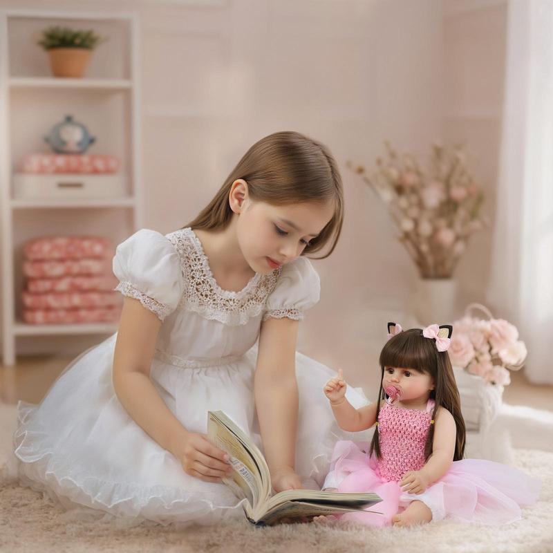 *Realistic Reborn Baby Dolls 22" Full Body Vinyl Real Life Like Bebe Dolls for Girls and Boys Realistas Lifelike Muñecas para Niñas with Birth Certificate and Feeding Kit Toys for Kids Age 3+   sonny angels