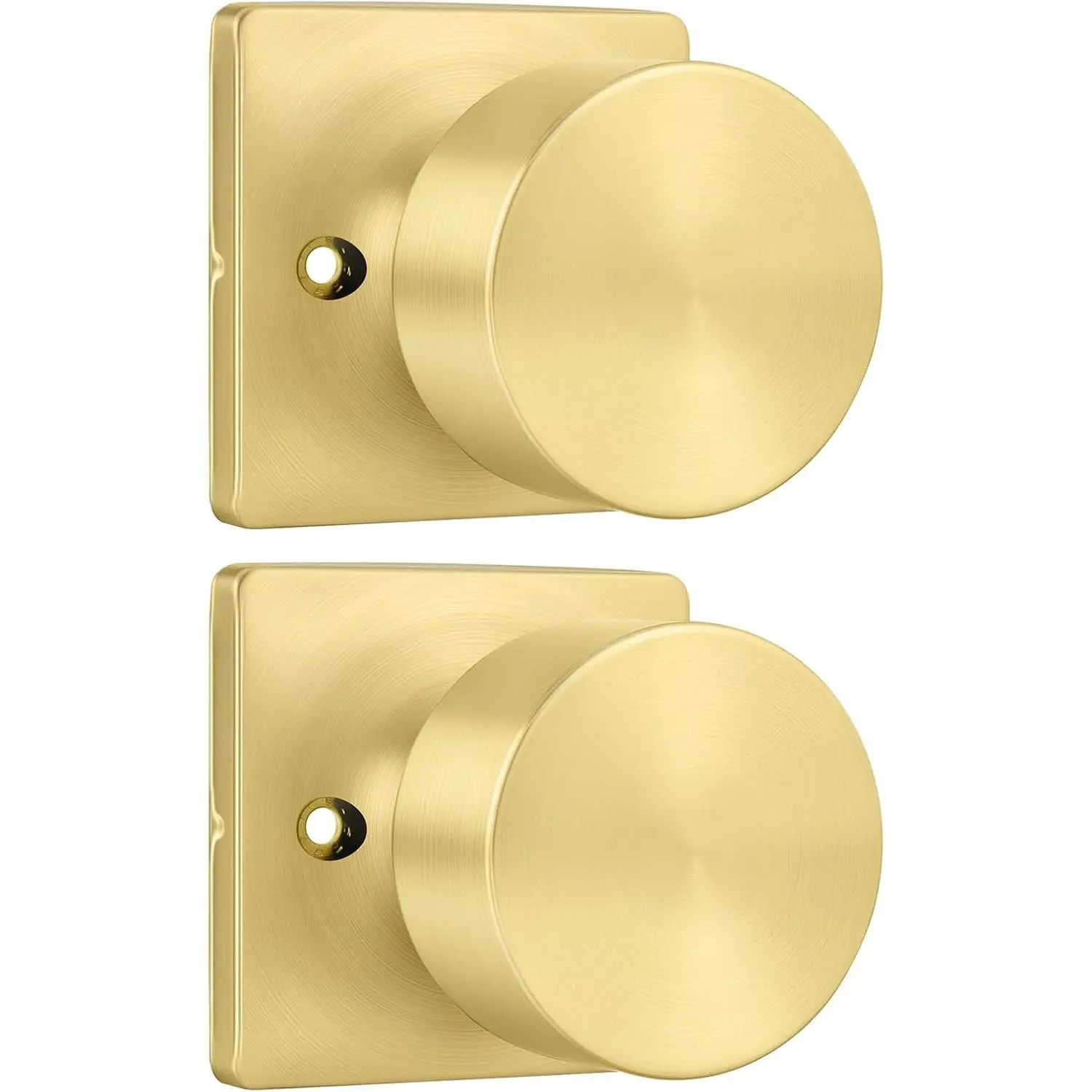 2 count  Dummy Door Knobs, Inactive Half Dummy Door Knob No-Turning Dummy Closet Door Knobs