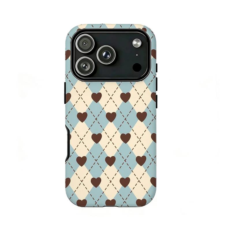 Y2K Heart Argyle Phone Case Cute Preppy Pattern,Compatible for iPhone 16 15 14 13 12 11 17Pro Max,for Samsung S25 S24 S23 S22 Ultra,Durable Dual-Layer design phone cover,Perfect Gift for Her Y2K Heart Argyle Phone Case Cute Preppy Pattern,Compatible for iPhone 16 15 14 13 12 11 17Pro Max,for Samsung S25 S24 S23 S22 Ultra,Durable Dual-Layer design phone cover,Perfect Gift for Her