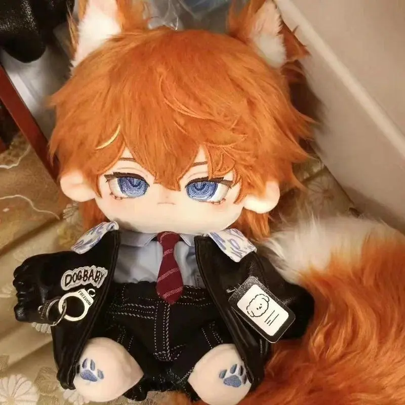 20cm Cute Cotton Doll Toys Stuffed Genshin Impact Tartaglia Ajax Tail Idol Doll for Friends Adults Collectible Dress-up Dolls