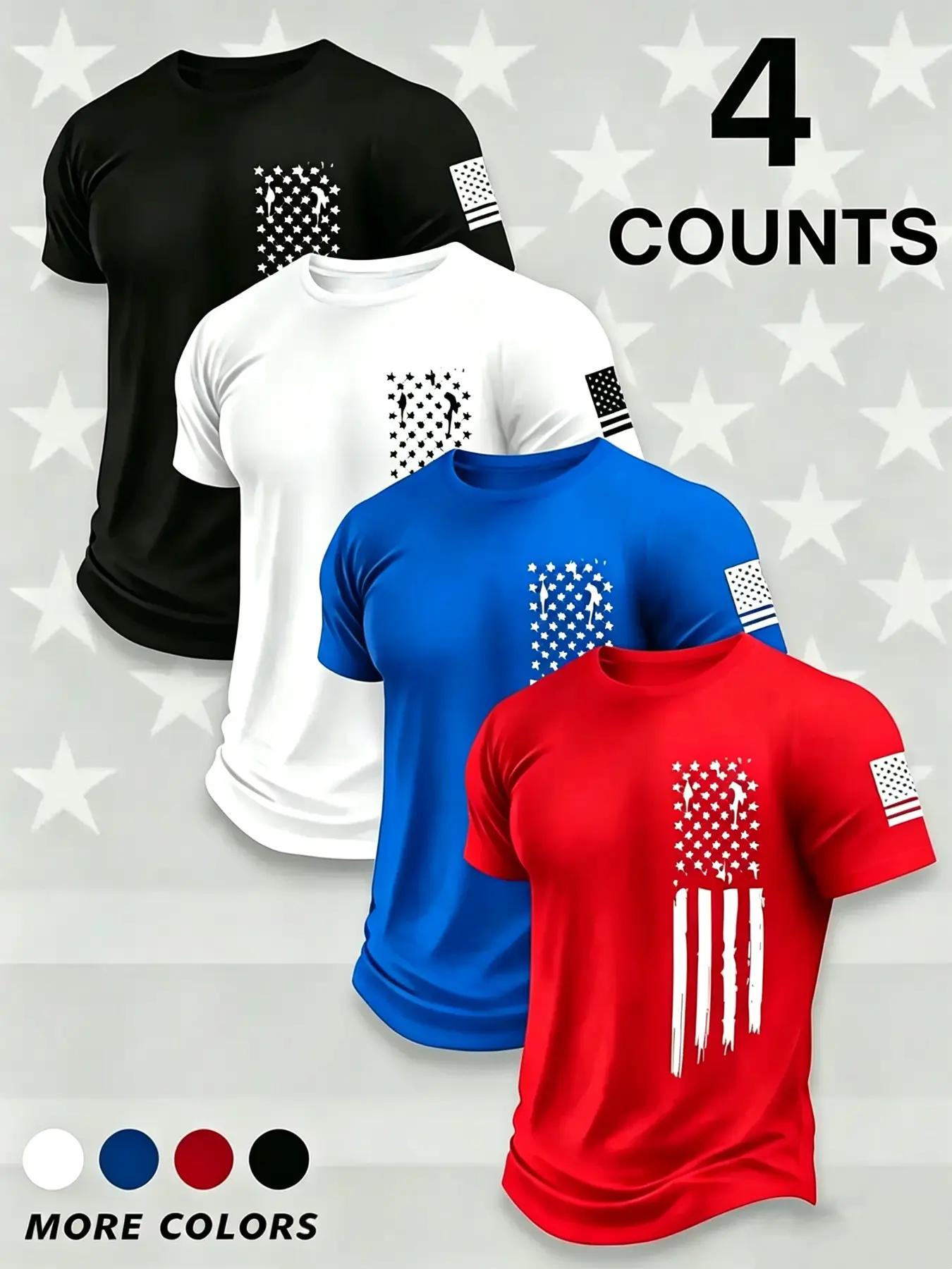 Men's Sporty Tie Dye Short Sleeve T-Shirt Set, Breathable Fitted Long Top, Ideal for Fitness & Running, All-Season Athletic Wear