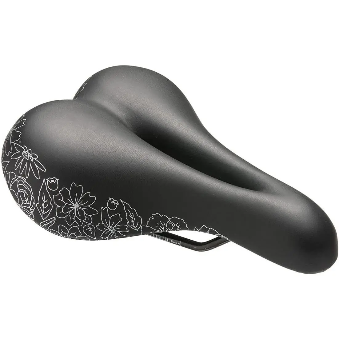 Saddle Womens Cite X Gel Saddle,  Seat for Women, Wide Comfortable Shock-Absorbing Gel  Seat with Center Cutaway