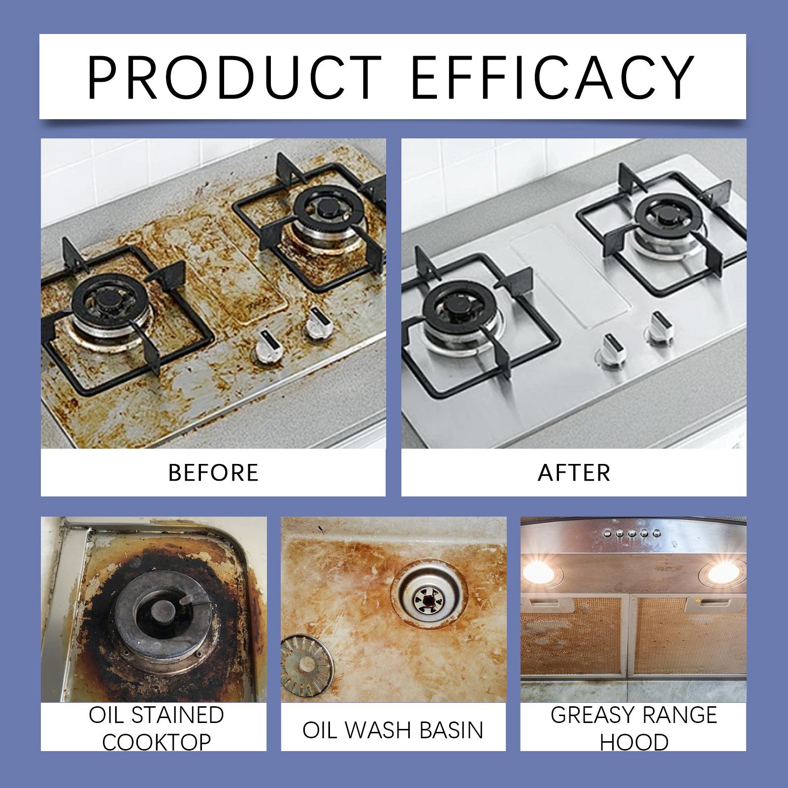 Jue Fish Multi-Function Cleaning Spray, Kitchen Heavy Oil Tile Stains Multi-Effect Cleaning Household Cleaner