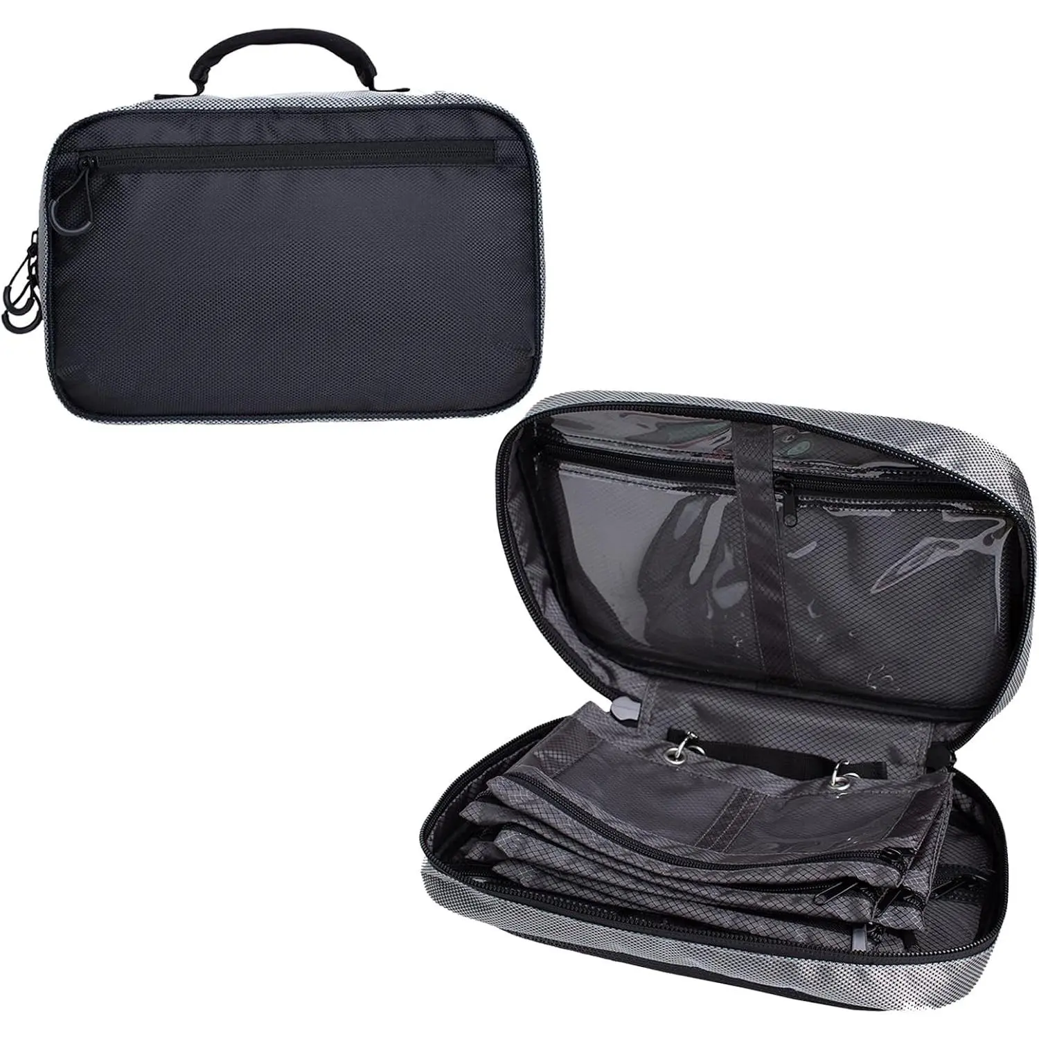 Fishing Tackle Binder Bag Lure  Organized Storage Binder Case(Black)