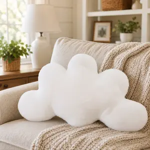 ☁️ 12"/16" (30/40cm) Multi-Color Cloud Shaped Pillow | Cute Fluffy Cushion for Cozy Chair & Bed Decor ✨ All-Season Home Essential & Holiday Must-Have 🎁 Perfect Gift Choice for Friends & Family Soft Padded Cushion