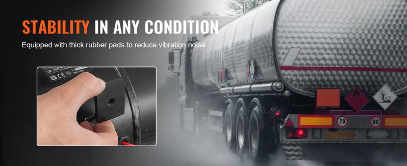 VEVOR Train Horns Kit, 4 Trumpet Air Horn Kit, 150dB Train Horns for Pickup Trucks, 12V 120 psi Air Compressor 0.8 Gal/3 L Tank with Gauge for Any 12V Vehicle Car Truck Train Van Boat Power Sound Accessory VEVOR Super Brand Day